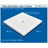 Plato de Ducha Jerez Gris 80x80x6 (2 piezas)