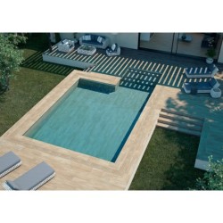 Borde de piscina Creta Woods Nordic 33x50 (pack 2u)