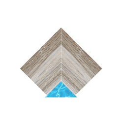 Esquina interior Creta Woods Olivo 33x50