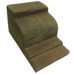Mensula poliuretano imitación madera 20,5X13,5X12cm