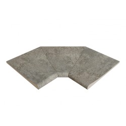 Esquina interior curva serie Pietro Grey SI3 46x46x2,6