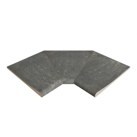 Esquina interior curva serie Pietro Dark SI3 46x46x2,6 Esquina interior curva serie Pietro Dark SI3 46x46x2,6