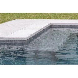 Borde de piscina recto Serena Bianco L62 62,6x31,7x3,8 (pack 4ud)
