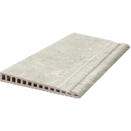 Borde desbordante Travertino Silver 28x66.5 Borde desbordante Travertino Silver 28x66.5