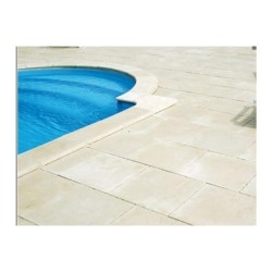 Losa plana para playa de piscina 50x50x3