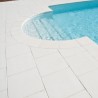 Borde de piscina remate curvo Grenoble 34x50