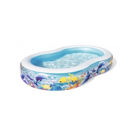 Piscina Hinchable Fondo Marino 262x157x46cm Bestway