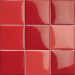 Pool Porcelánico Rojo en malla 30,5x30,5 (caja 1,02m2)